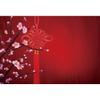 Leyiyi 10x8ft Chinese New Year Photography Backdrops Chinese Knot Peach Tree Peach Blossom Background Chinese Spring Festival Backdrop Banner Studio Props view 1