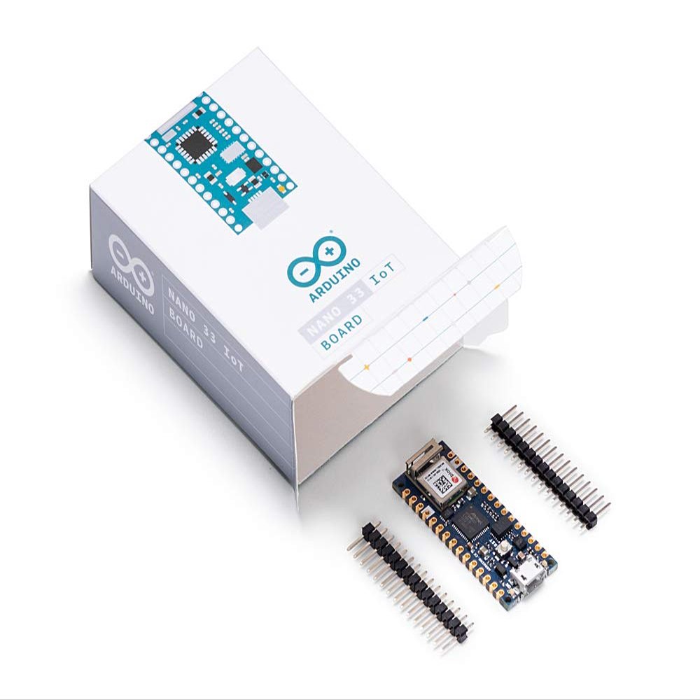Arduino Nano 33 IoT [ABX00027] - 32-bit ARM Cortex-M0+, WiFi & Bluetooth, 256KB Flash, 32KB SRAM, Secure Element, 14 Digital I/O Pins, 6 Analog Inputs, Compatible with Arduino IDE for IoT Projects