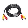 Extension Cable, AV Audio Video Power Cable Wire Analog Cameras and HD Camera Video Cables Monitoring AV Cables (5m) view 1