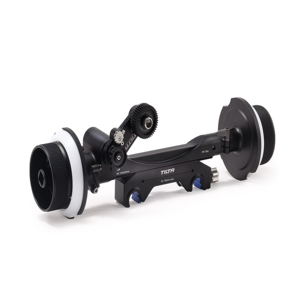 TILTA FF-T04 Dual-Sided Follow Focus Kit (with Safety case) for DSLR, Mirrorless, and Cinema Cameras,Hand Wheel with ARRI Standard Por
