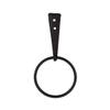 Treasure Gurus Primitive Metal Strap Bathroom Towel Ring Holder Rustic Kitchen Bath Wall Mount Decor view 1