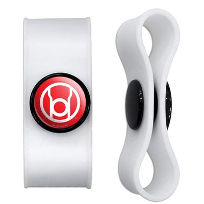 GRAPHICS & MORE Green Lantern Blackest Night Red Lantern Logo Headphone Earbud Cord Wrap - Charging Cable Manager - Wire Organizer Set of 2 - Black