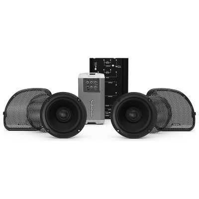 Rockford Fosgate HD14RGSG-STAGE2 Two Speakers & Amplifier Kit for 2014-2023 Harley-Davidson Road Glide & Street Glide