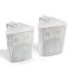 Herdio 5.25 Inch Indoor Outdoor Speakers Wired Waterproof 300 Watt Wall Mount Speakers for Patio, Deck, Garage,Covered Porch All Weather Resistance(A Pair,White) view 1