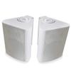 Herdio 5.25 Inch Indoor Outdoor Speakers Wired Waterproof 300 Watt Wall Mount Speakers for Patio, Deck, Garage,Covered Porch All Weather Resistance(A Pair,White) view 2