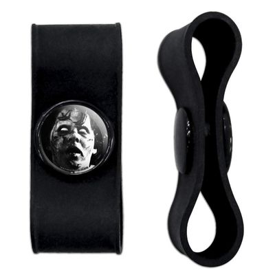 GRAPHICS & MORE The Exorcist Regan Headphone Earbud Cord Wrap - Charging Cable Manager - Wire Organizer Set of 2 - Black