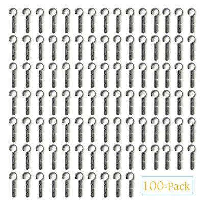 Helmet Clips for Headlamp, XBD Headlight Hook Easily Mount Head Light Holder on Narrow-Edged Helmet, Hardhat and Safety Cap. (100pcs Pack)
