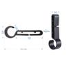 Helmet Clips for Headlamp, XBD Headlight Hook Easily Mount Head Light Holder on Narrow-Edged Helmet, Hardhat and Safety Cap. (100pcs Pack) view 3