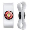 GRAPHICS & MORE Justice League The Flash Athletic Logo Headphone Earbud Cord Wrap - Charging Cable Manager - Wire Organizer Set of 2 - White view 1