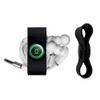 GRAPHICS & MORE Justice League Green Lantern Athletic Logo Headphone Earbud Cord Wrap - Charging Cable Manager - Wire Organizer Set of 2 - Black view 2