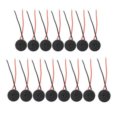 bnafes 15PCS Buzzer DC 3-12V Wired Connector Active Electronic Buzzer 85dB