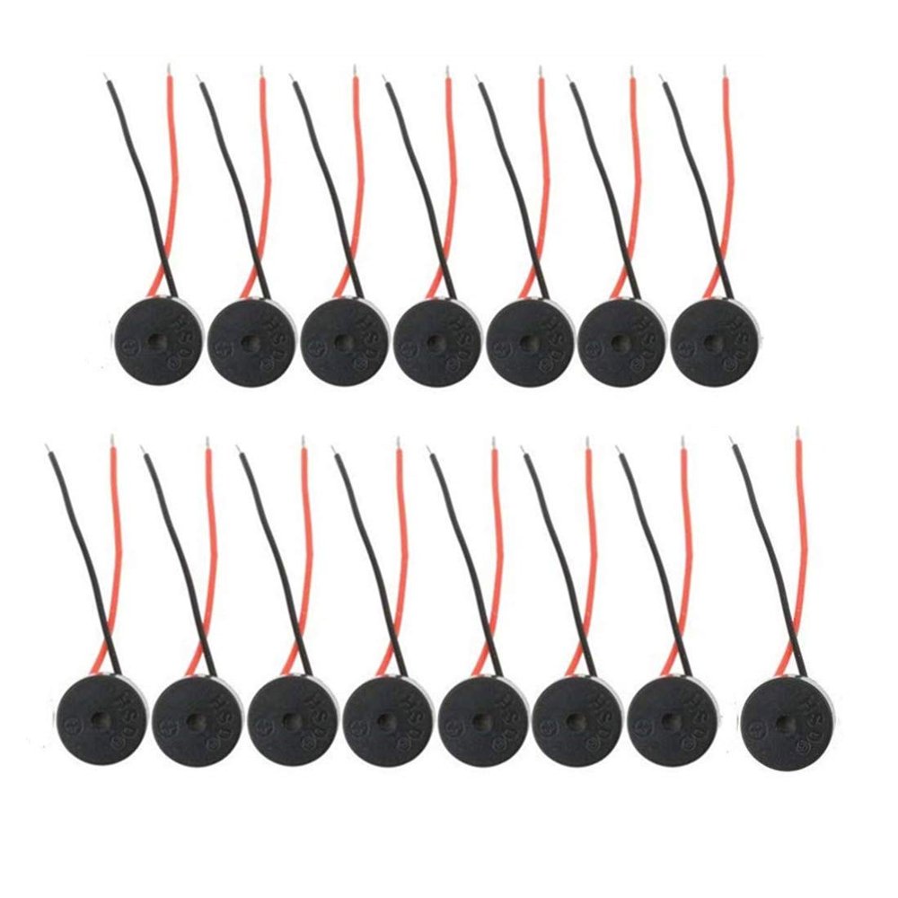 bnafes 15PCS Buzzer DC 3-12V Wired Connector Active Electronic Buzzer 85dB