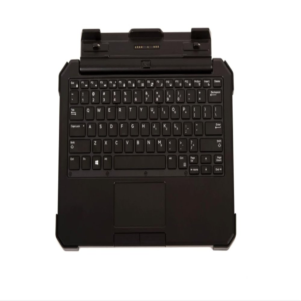 Ikey Keyboard - with touchpad - Backlit - Dock - for Dell Latitude 7212 Rugged Extreme Tablet
