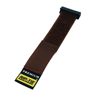 RIP-TIE 1 x 6.5 Rip-Lock CableWrap Cable Tie Perfect for Heavy Duty Cables 3 Pack Brown