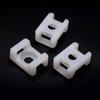 (100 Of Pack) White 9mm Cable Tie Mount Base Saddle Type Mount Screw Wire Bundle Base Holder Width Cable Large Size 0.75 inch view 4