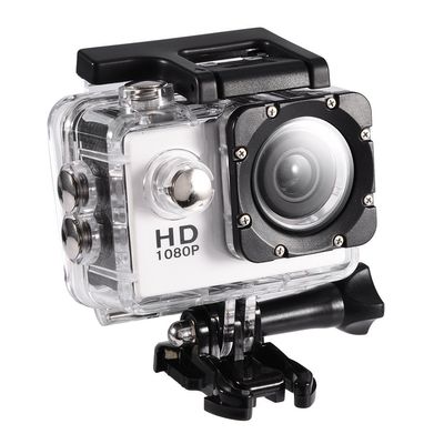 Yoidesu Action Camera Waterproof Mini Sports Camera 7 Colors Waterproof Outdoor Cycling Sports Mini Action Camera Camcorder(White)