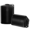 Herdio 4 Inches Passive Outdoor Speakers with 200Watt Powerful Bass Expansive Stereo Sound Coverage All-Weather Durability (Pair, Black) view 1