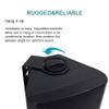 Herdio 4 Inches Passive Outdoor Speakers with 200Watt Powerful Bass Expansive Stereo Sound Coverage All-Weather Durability (Pair, Black) view 3