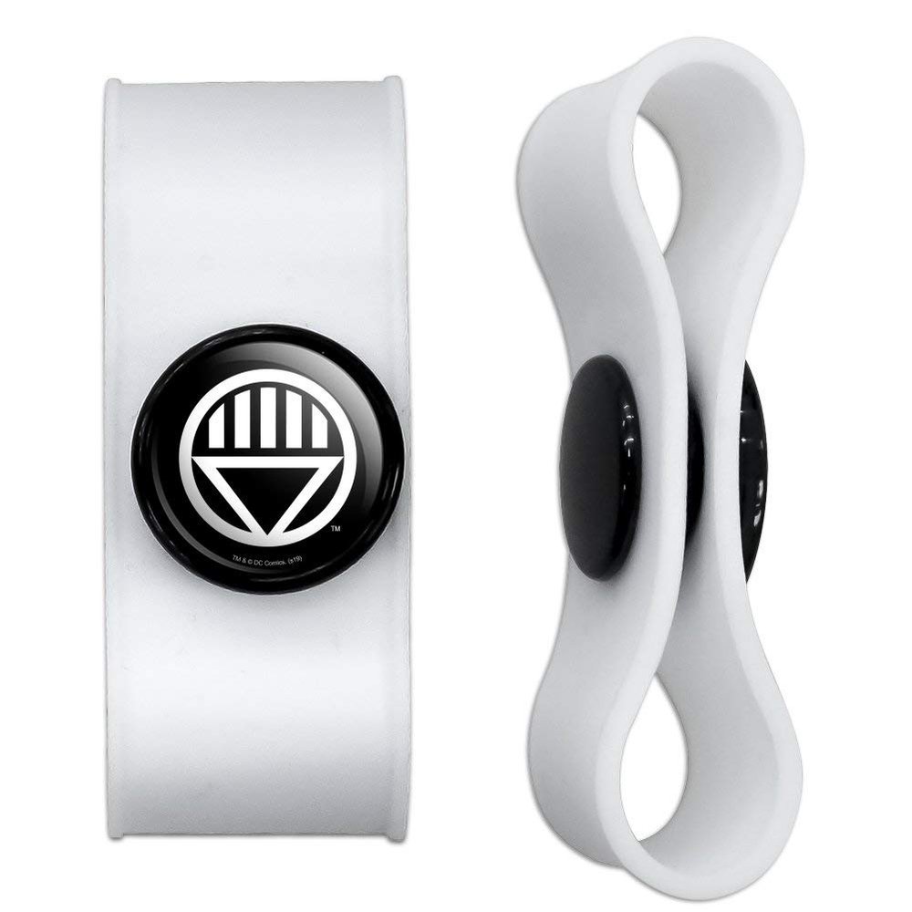 GRAPHICS & MORE Green Lantern Blackest Night Black Lantern Logo Headphone Earbud Cord Wrap - Charging Cable Manager - Wire Organizer Set of 2