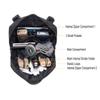 abcGoodefg Tactical Molle Radio Chest Harness Holder Holster Vest Front Pouch Outdoor Bag Pack (BLACK) view 2