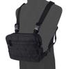 abcGoodefg Tactical Molle Radio Chest Harness Holder Holster Vest Front Pouch Outdoor Bag Pack (BLACK) view 3