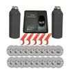 2pcs Wand Reader DS1990A Contact Touch Guard Tour Patrol Systems iButton Guard Patrol Kit with Data Downloader + 20pcs Check Points view 1