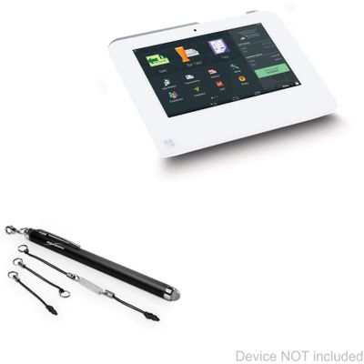 BoxWave Stylus Pen Compatible with Clover Mini - EverTouch Capacitive Stylus, Fiber Tip Capacitive Stylus Pen - Jet Black