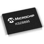 KSZ8895MQXIA, Ethernet Switch 5-Port 100Mbps Automotive 128-Pin PQFP Tray (5 Items)