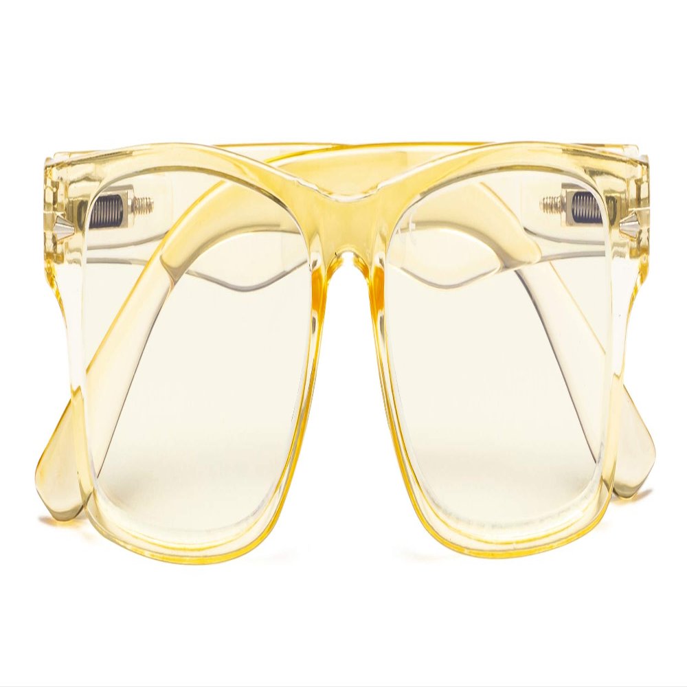 CessBlu Anti Blue Rays UV Protection,Ladies Computer Reading Glasses(Yellow) +2.5