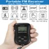 ZHIWHIS Mini Portable FM Radio, Stereo LCD Digital Display Tuning Pocket Walkmen Transistor Conference Receiver with Earphone, Small Pocket Radio Operated by AAA Batteries for Walking/Running view 2