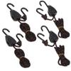 Acronde 4PCS 1/8" 8Ft Adjustable Heavy Duty Rope Hanger Ratchet Kayak and Canoe Bow and Stern Tie Downs Straps (8Ft) view 1