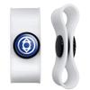 GRAPHICS & MORE Green Lantern Blackest Night Indigo Lantern Logo Headphone Earbud Cord Wrap - Charging Cable Manager - Wire Organizer Set of 2 - White view 1