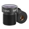 CCTV Camera Lens, Ultra Wide Angle Professional Fisheye 5MP Fixed Focus Lens for Home with 90 Degree View and Low Light Performance view 1