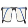CessBlu Blue Light Filter Glasses Men Women Reading Computer Half-rim Reader Eyeglasses(Black) +4.0 view 1