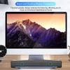 Wendry Computer Speakers,3.5mm Computer Sound Bass Surround Sound Box,USB Powered Portable Soundbar with 3D Stereo Sound and LED Breathing Light view 2