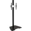 Atdec Single freestanding Floor Mount (18.9 Rail, 70.87 Post) - 110 lb Load Capacity - Floor, Fre view 1