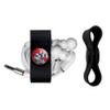 GRAPHICS & MORE Justice League Cyborg Character Headphone Earbud Cord Wrap - Charging Cable Manager - Wire Organizer Set of 2 - Black view 2
