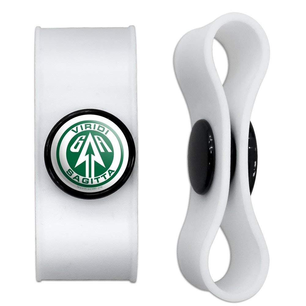 GRAPHICS & MORE Arrow TV Series Sigil Headphone Earbud Cord Wrap - Charging Cable Manager - Wire Organizer Set of 2 - White