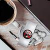 GRAPHICS & MORE Harley Quinn Character Headphone Earbud Cord Wrap - Charging Cable Manager - Wire Organizer Set of 2 - White view 3