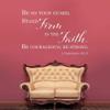 Corinthians Bible Verse Wall Decal - Scripture Removable Wall Decor for Bedroom Bible Verses Decals Quotes Stickers Stand Firm in Faith 1 Cor 16:13, q05 view 1