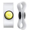 GRAPHICS & MORE Green Lantern Blackest Night Sinestro Corps Yellow Lantern Logo Headphone Earbud Cord Wrap - Charging Cable Manager - Wire Organizer Set of 2 - Black view 1