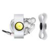 GRAPHICS & MORE Green Lantern Blackest Night Sinestro Corps Yellow Lantern Logo Headphone Earbud Cord Wrap - Charging Cable Manager - Wire Organizer Set of 2 - Black view 2