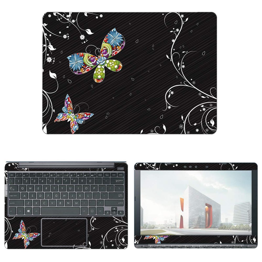 Decalrus - Protective Decal Butterfly Skin Sticker for Asus VivoBook L203MA (11.6" Screen) case Cover wrap ASvivoBookL203MA-3