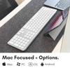 Macally Premium Bluetooth Keyboard for Mac - Compatible Apple Keyboard with Numeric Keypad - Multi Device Wireless for MacBook Pro/Air, Mac mini Pro, iMac, Laptop view 2