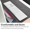 Macally Premium Bluetooth Keyboard for Mac - Compatible Apple Keyboard with Numeric Keypad - Multi Device Wireless for MacBook Pro/Air, Mac mini Pro, iMac, Laptop view 4