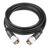 RFAdapter RG58 Coax Cable, CB Antenna Coaxial Cables, 10ft PL 259 UHF Male to Male Cable, 50 Ohm Low Loss for HAM Radio Antenna view 1