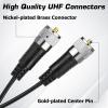 RFAdapter RG58 Coax Cable, CB Antenna Coaxial Cables, 10ft PL 259 UHF Male to Male Cable, 50 Ohm Low Loss for HAM Radio Antenna view 3