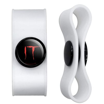 GRAPHICS & MORE IT Movie Logo Headphone Earbud Cord Wrap - Charging Cable Manager - Wire Organizer Set of 2 - White