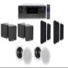 Technical Pro H12X500UBT 6-Zone Home Theater Receiver+Cube+Wall+Ceiling Speakers view 1