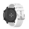 Silicone Watchband Compatible for Amazfit GTR 47mm, 22mm Wide Band Replacement, Waterproof (White) view 2